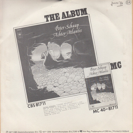 Peter Schaap : Land Van Wind En Water  (7", Single)