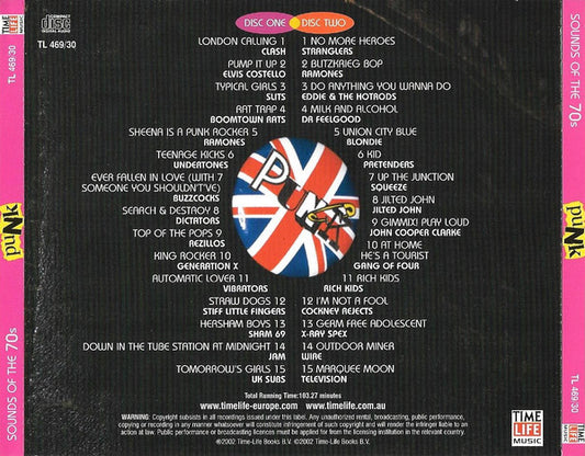 Various : Sounds Of The 70s - Punk (2xCD, Comp)