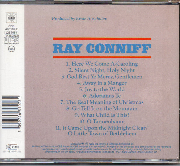 Ray Conniff : Christmas Album "Here We Come A-Caroling" (CD, Album)