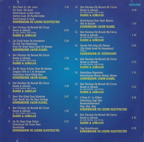 Bassie & Adriaan : Sinterklaas Op Bezoek Bij  (CD, Album)
