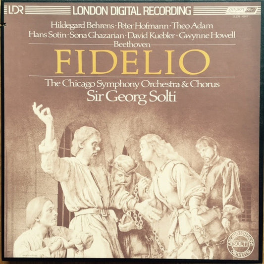 Ludwig Van Beethoven / Hildegard Behrens, Peter Hofmann ⋅ Hans Sotin ⋅ Theo Adam ⋅ Sona Ghazarian ⋅ David Kuebler ⋅ Gwynne Howell, Chicago Symphony Orchestra & Chicago Symphony Chorus , Conducted By Georg Solti : Fidelio (3xLP, Album + Box, Aut)