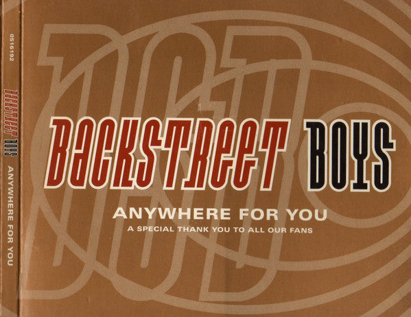 Backstreet Boys : Anywhere For You (A Special Thank You To All Our Fans) (Minimax, Maxi, Ltd, Eco)