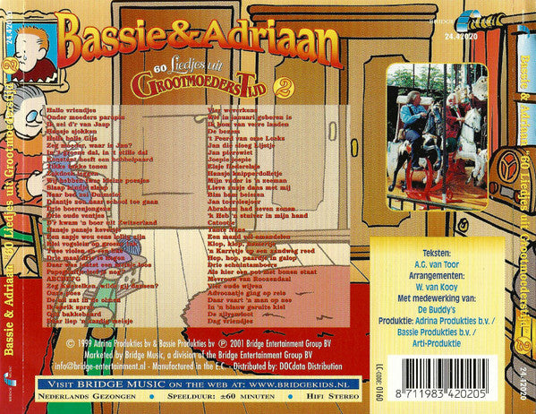 Bassie & Adriaan : 60 Liedjes Uit Grootmoederstijd 2 (CD, Album)