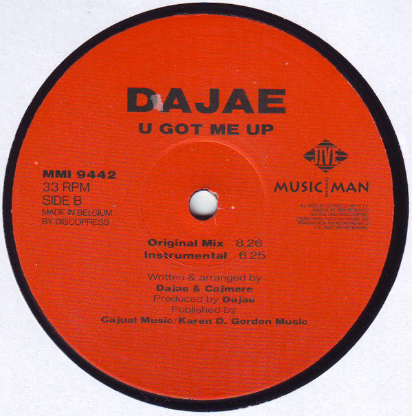 Dajaé : U Got Me Up (12")