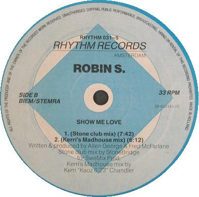 Robin S. : What I Do Best / Show Me Love (12")