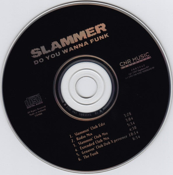 Slammer : Do You Wanna Funk (CD, Maxi)