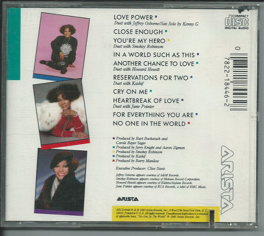 Dionne Warwick : Reservations For Two (CD, Album)