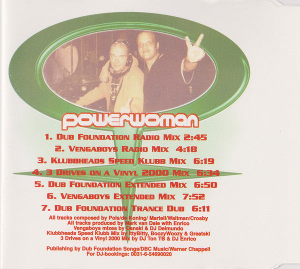 Mark Van Dale With Enrico : Power Woman (CD, Maxi)