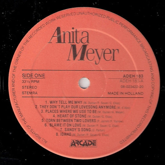 Anita Meyer : Anita Meyer (LP, Comp, Gat)