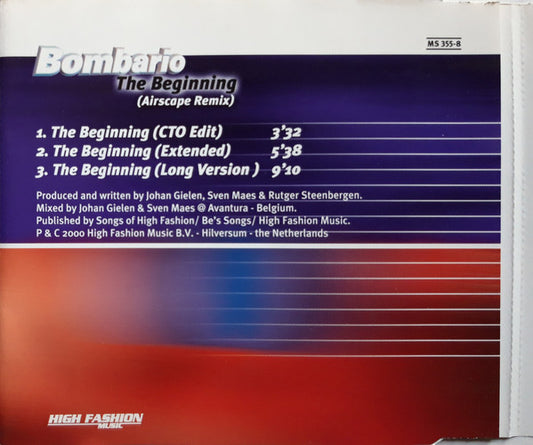 Bombario : The Beginning (Airscape Remix) (CD, Maxi)