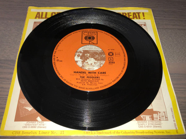 The Peddlers : Handel With Care (7", Single)