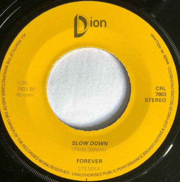 Forever (16) : Don't Throw My Love Away / Slow Down (7", Single)