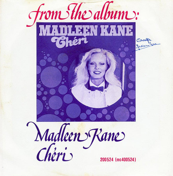 Madleen Kane : Chéri ‎ (7", Single)