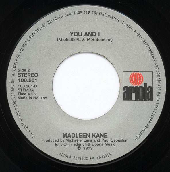 Madleen Kane : Chéri ‎ (7", Single)