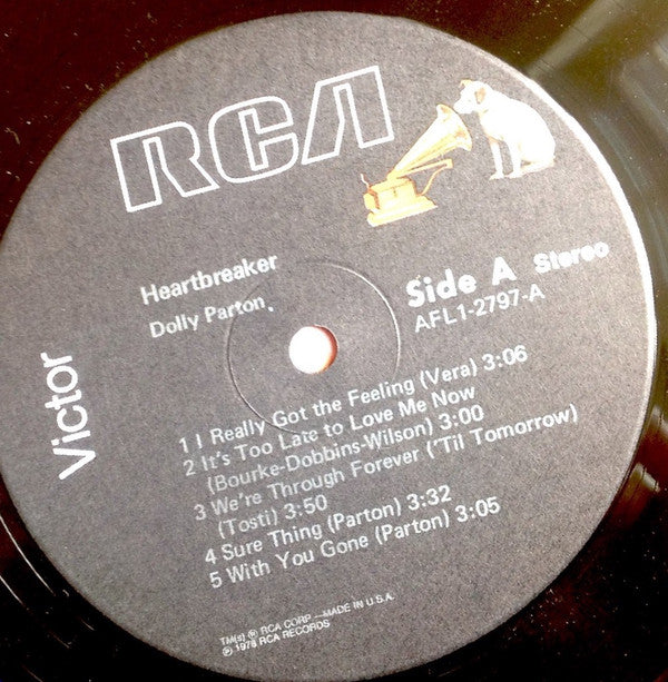 Dolly Parton : Heartbreaker (LP, Album, RE, Gat)