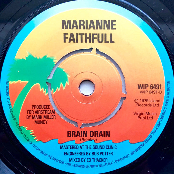Marianne Faithfull : The Ballad Of Lucy Jordan (7", Single)