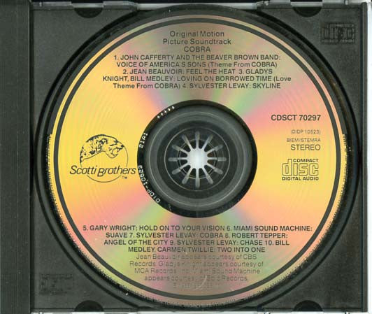 Various : Cobra (Original Motion Picture Soundtrack) (CD, Album)