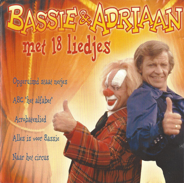 Bassie & Adriaan : Met 18 Liedjes (CD, RE)