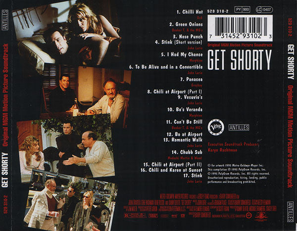Various : Get Shorty (Original MGM Motion Picture Soundtrack) (CD, Comp)