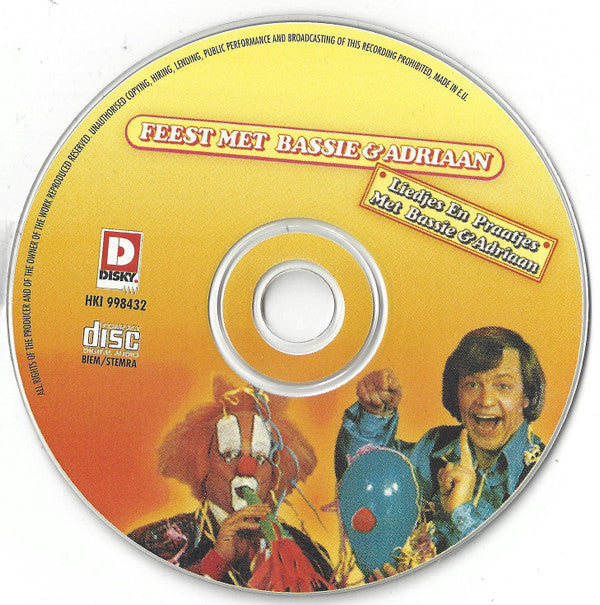 Bassie & Adriaan : Feest Met Bassie & Adriaan (CD, Album, RE)