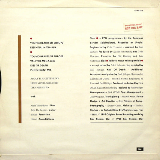 U-BahnX : Young Hearts Of Europe (12")
