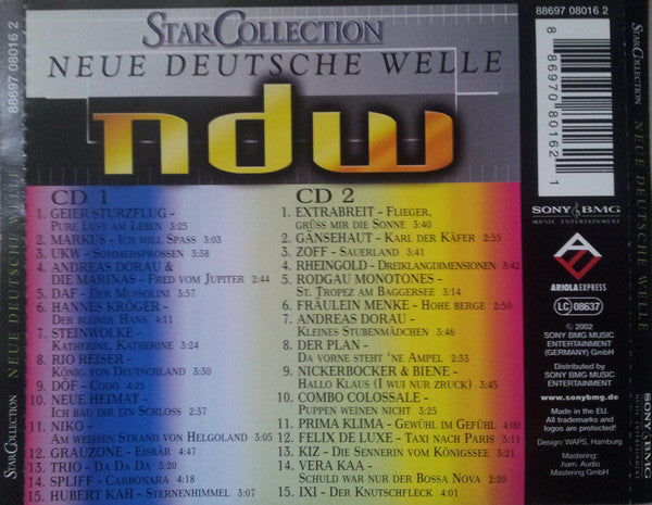 Various : Neue Deutsche Welle - NDW (2xCD, Comp)