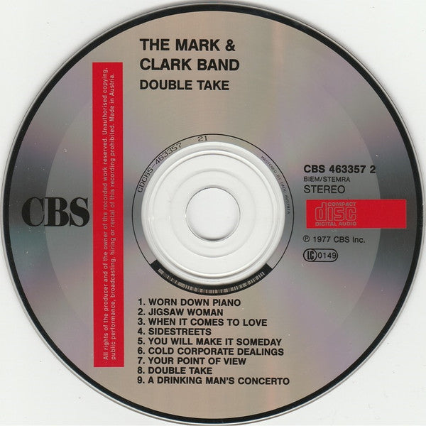 The Mark & Clark Band : Double Take (CD, Album, RE)