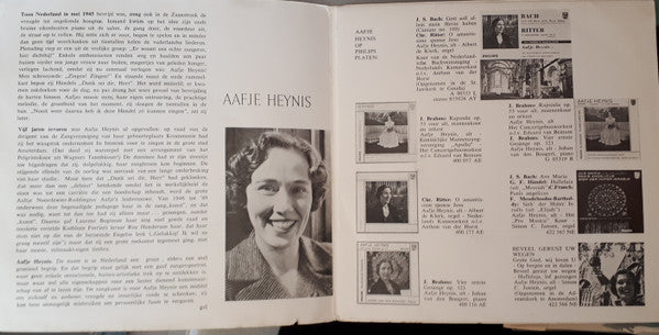 Aafje Heynis : Passie En Paasliederen - No.2 (7")