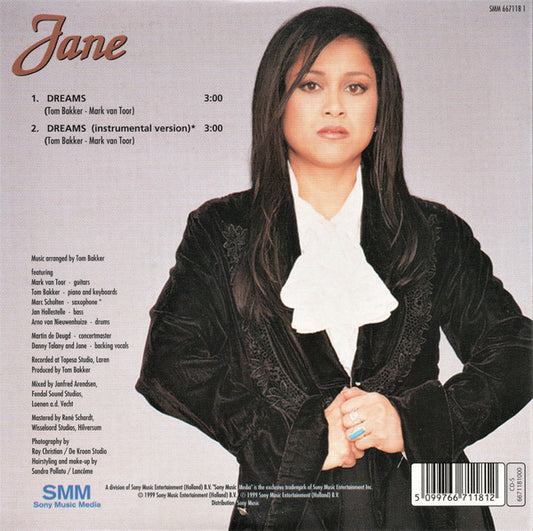Jane Talany : Dreams (CD, Single)