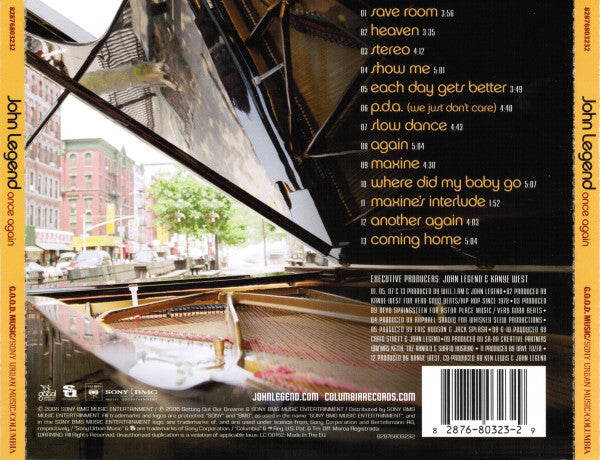 John Legend : Once Again (CD, Album)