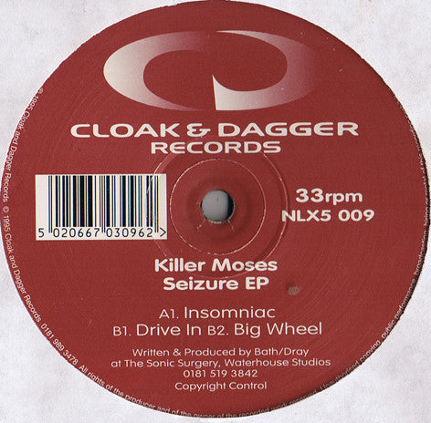 Killer Moses : Seizure EP (12", EP)