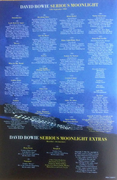David Bowie : Serious Moonlight (DVD-V, RE, PAL)