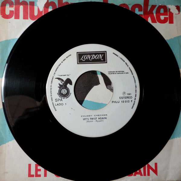 Chubby Checker : Let's Twist Again (7", Single, RE)