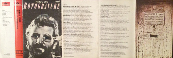 Ringo Starr : Ringo's Rotogravure  (Cass, Album)
