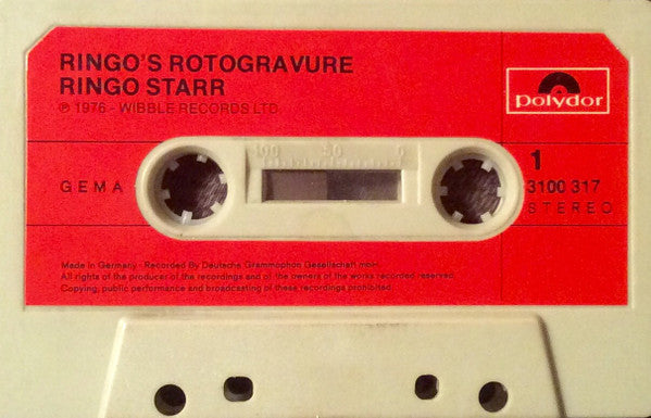 Ringo Starr : Ringo's Rotogravure  (Cass, Album)