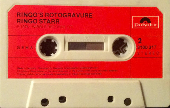 Ringo Starr : Ringo's Rotogravure  (Cass, Album)