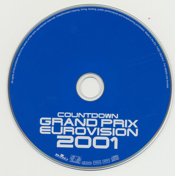 Various : Countdown Grand Prix Eurovision 2001 (CD, Album, Comp)