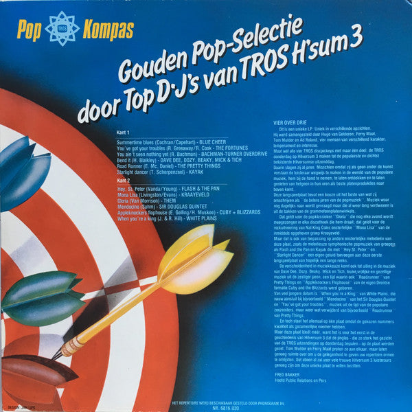 Various : Gouden Pop-Selectie Door Top D-J's Van TROS H'Sum 3 (LP, Comp)