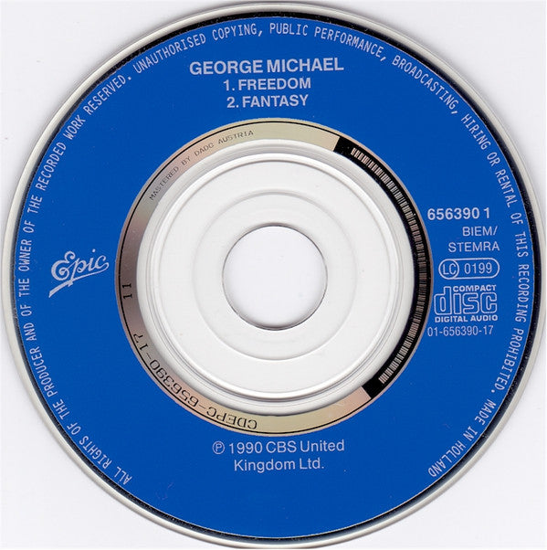 George Michael : Freedom (CD, Mini, Single)