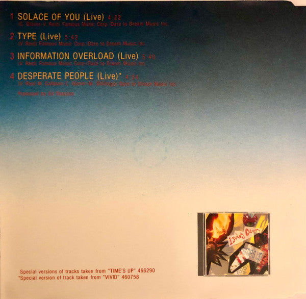 Living Colour : Solace Of You (CD, Maxi)