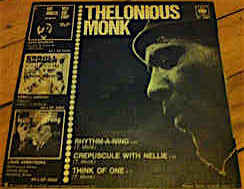 Thelonious Monk : Rhythm-A-Ning / Crepuscule With Nellie / Think Of One (7", EP)