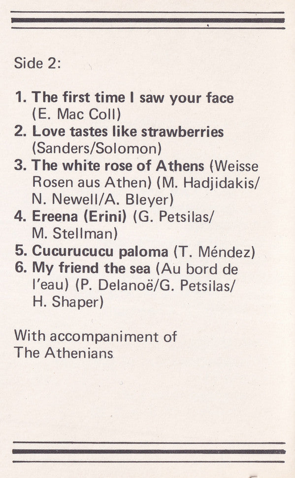 Nana Mouskouri : Over & Over (Cass, Album)