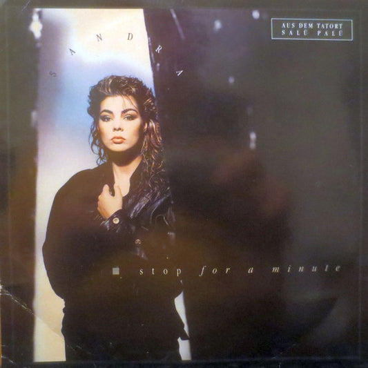 Sandra : Stop For A Minute (7", Single, thi)