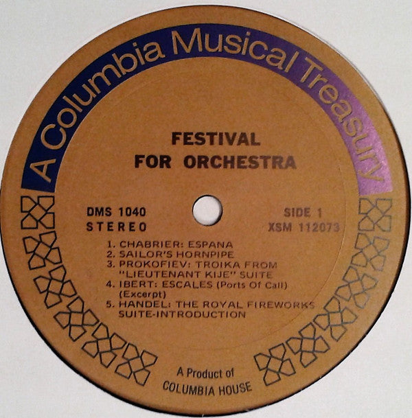 Various : Festival For Orchestra (LP)