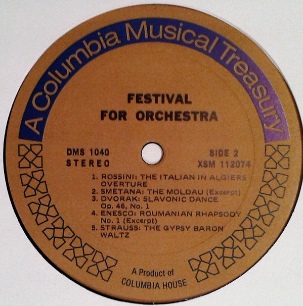 Various : Festival For Orchestra (LP)
