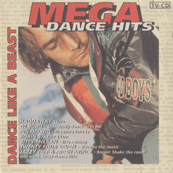 Various : Mega Dance Hits - Dance Like A Beast (CD, Comp)