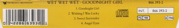 Wet Wet Wet : Goodnight Girl (CD, Maxi)