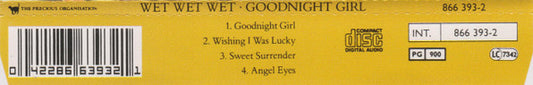 Wet Wet Wet : Goodnight Girl (CD, Maxi)