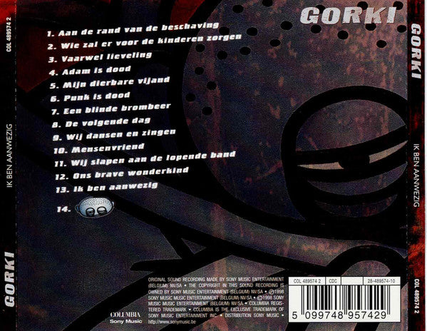 Gorki : Ik Ben Aanwezig (CD, Album)