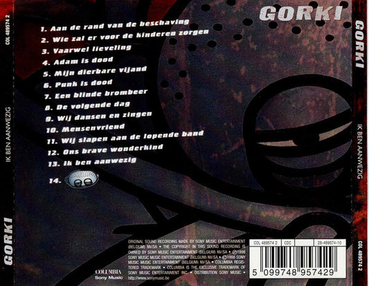 Gorki : Ik Ben Aanwezig (CD, Album)